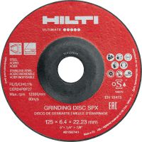 Folie 1 von 2 (selected): SPX Keramik-Schleifscheiben Abrasive Keramik-Schleifscheibe der Ultimate-Leistungsklasse für Metall mit extra hoher Abtragsrate und besonders langer Lebensdauer