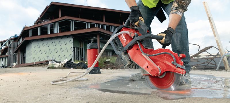 Akku-Trennschleifer DSH 600-22 Akku-Trennschleifer für schwere Arbeiten an Beton, Metall und Mauerwerk (kabellose Nuron Geräteplattform) Anwendungen 1