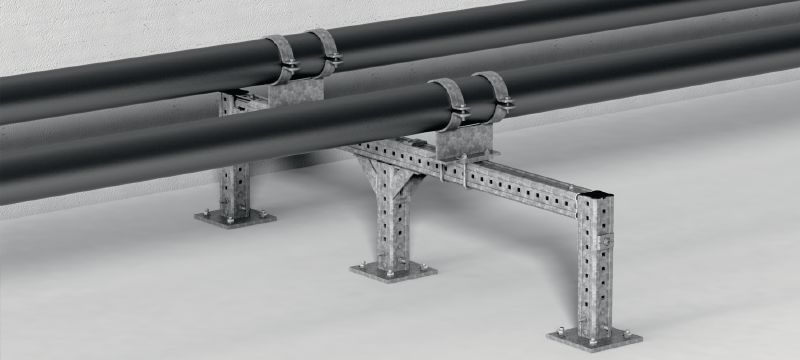 MIC-BA /H Feuerverzinkte Verbinder der Ultimate-Leistungsklasse mit der höchsten Vielseitigkeit innerhalb des modularen MI Systems Anwendungen 1