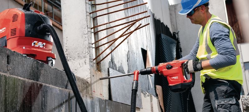 Bohrhammer TE 60-AVR Vielseitiger und leistungsstarker SDS Max (TE-Y) Bohrhammer für Bohr- und Meißelarbeiten in Beton, mit Aktiver Vibrationsreduktion (AVR) Anwendungen 1