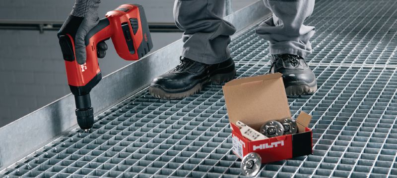 Gewindeschraubbolzen S-BT GF Gewindebolzen (Kohlenstoffstahl) für Gitterroste und verschiedene Befestigungen auf Stahl Anwendungen 1