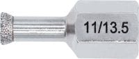 Folie 1 von 6 (selected): Bohrer HSU CDB Bohrer für präzise Bohrlöcher in Natursteinplatten