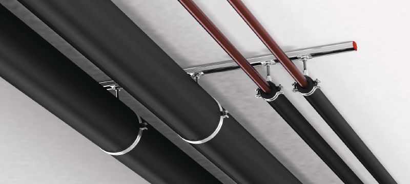 MRP-C Kälterohrschelle mit Schnellverschluss Verzinkte Rohrschelle für hohe Produktivität in Kältetechnik- und Kaltwasseranwendungen mit verschiedenen Dämmschichtstärken Anwendungen 1
