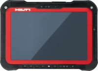 Folie 1 von 4 (selected): Tablet PLC 600 für Absteckanwendungen Steuerung für Absteckgeräte mit hoher Rechenleistung und 10-Zoll-Bildschirm zum Abstecken, Vermessen und BIM-to-Field-Bemessen mit allen modernen Absteckgeräten von Hilti