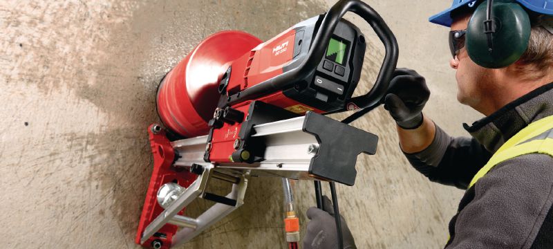 X-Change Modul SPX-H abrasiv X-Change Modul der höchsten Leistungsklasse für Kernbohrungen mit leistungsstarken Diamantkernbohrgeräten (über 2,5 kW) in stark abrasivem Beton Anwendungen 1
