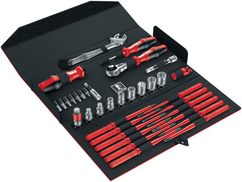 Werkzeugset S-TK für Gebäudetechnik 35-teiliges Set mit langlebigen, praktischen und zeitsparenden Handwerkzeugen für Gebäudetechnik-Installateure