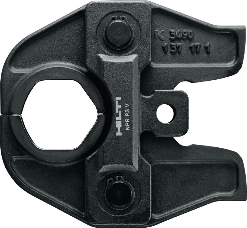 Pressbacken NPR PS V Pressbacken für Pressfittinge mit Kontur V bis 54 mm. Kompatibel mit Rohrpressgeräten NPR 32-A.