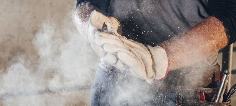 Bild 1 von 2: E-Learning zum Thema Staubschutz Online-Schulung zu den möglichen lang- und kurzfristigen Risiken durch Staub auf der Baustelle und wie sich diese vermeiden lassen