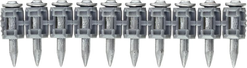 X-GN MX Nägel für Beton (magaziniert) Magazinierte Nägel zur Befestigung an Beton und anderen Untergrundmaterialien mit dem gasbetriebenen Bolzensetzgerät GX 120