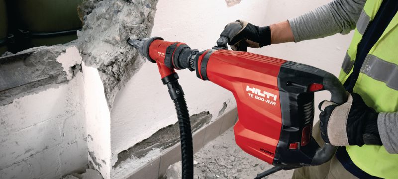 TE 800-AVR Betonabbruchhammer Sehr leistungsstarker Abbruchhammer TE-S für schwere Meißelarbeiten in Beton, mit aktiver Vibrationsreduzierung (AVR) Anwendungen 1