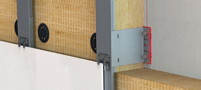Bild 12 von 15: FOX VI L Konsole Vielseitige Wandkonsole zur Montage von Unterkonstruktionen für vorgehängte Fassaden Anwendungen 1
