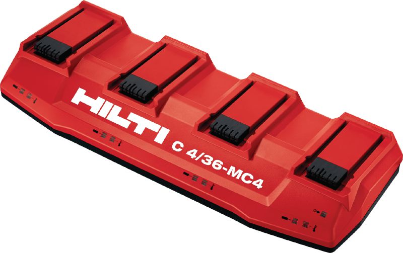 Mehrfach-Ladegerät C4/36-MC4 Multi-Ladegerät für alle Hilti Li-Ionen-Akkus