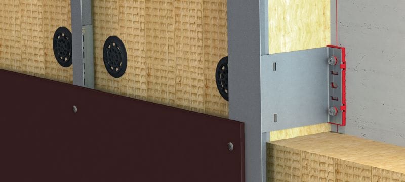 Bild 2 von 15: FOX VI L Konsole Vielseitige Wandkonsole zur Montage von Unterkonstruktionen für vorgehängte Fassaden Anwendungen 1