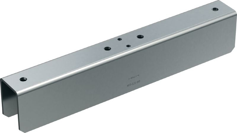 MT-ES-60 Verbinder Stoßverbinder zur durchgehenden Verbindung von MT-60 Montageschienen