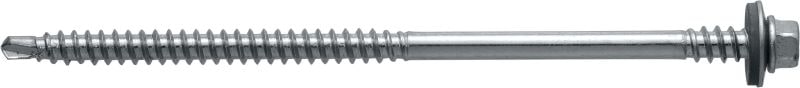 Sandwichpaneelschrauben S-CDW51S Sandwichpaneelschraube (A2 Edelstahl) mit 16-mm-Unterlegscheibe und Stützgewinde für Holzunterkonstruktionen