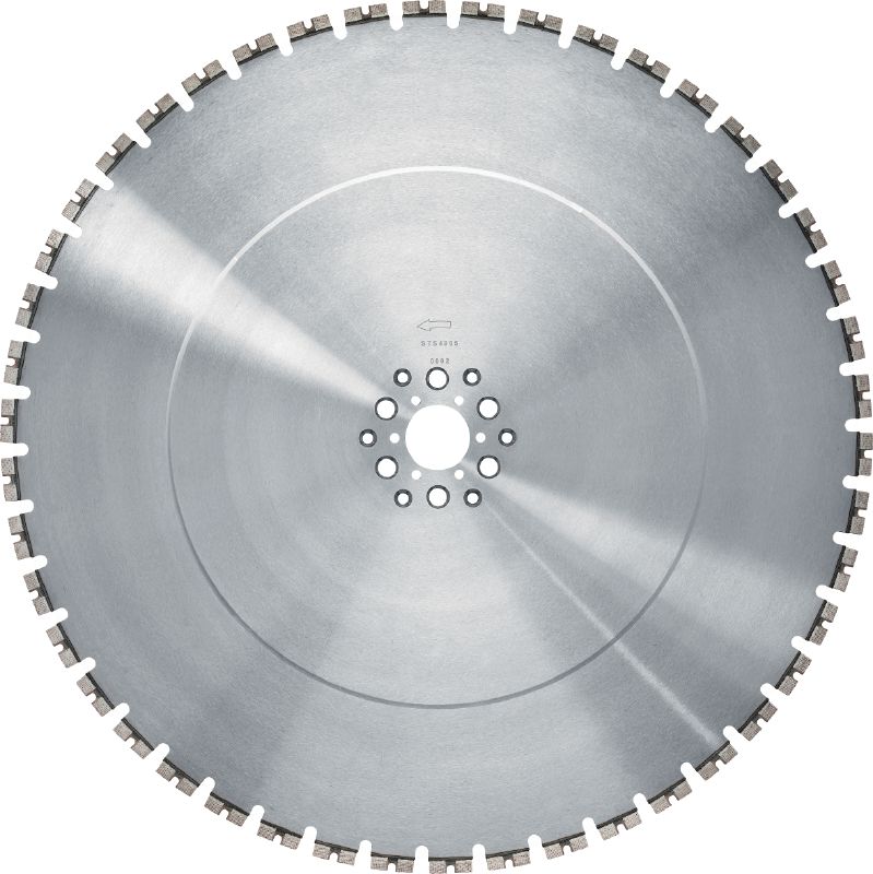 Wandsägeblatt SPX LCS Equidist (60HY: passend für Hilti, Husqvarna® und Tyrolit®) Wandsägeblatt (5–10 kW) der Ultimate-Leistungsklasse für hohe Geschwindigkeiten und längere Lebensdauer in armiertem Beton (60HY-Aufnahme kompatibel mit Hilti, Husqvarna® und Tyrolit® Wandsägen)