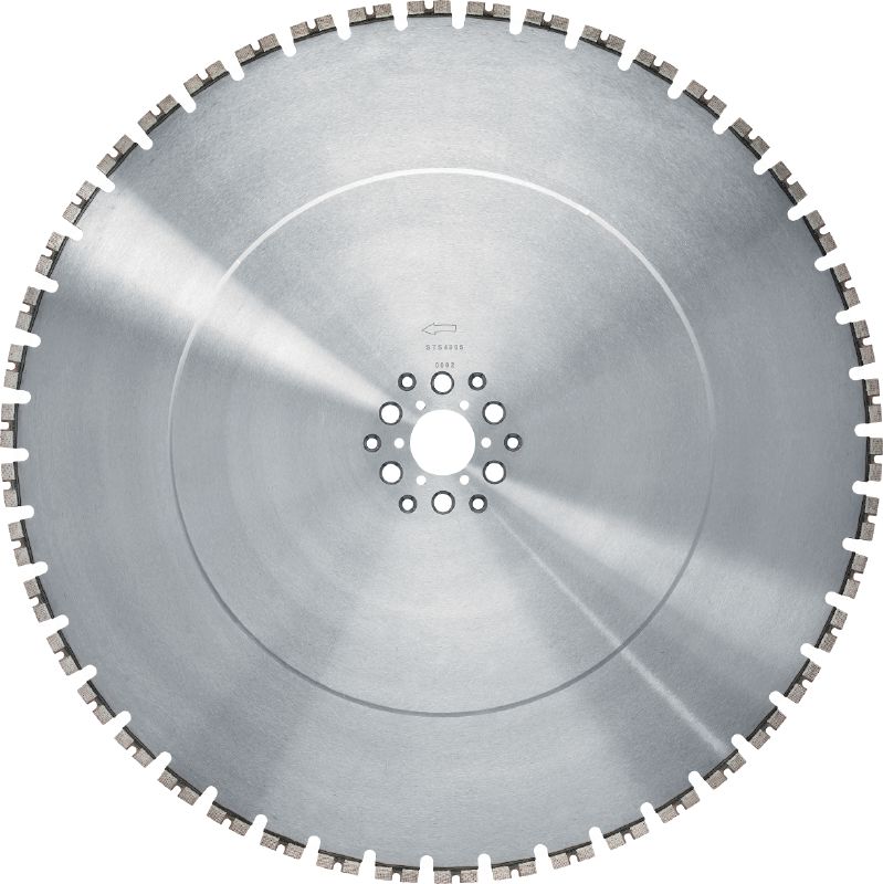 Wandsägeblatt SPX MCS Equidist (60HY: passend für Hilti, Husqvarna® und Tyrolit®) Wandsägeblatt (15 kW) der Ultimate-Leistungsklasse für hohe Geschwindigkeiten und längere Lebensdauer in armiertem Beton (60HY-Aufnahme kompatibel mit Hilti, Husqvarna und Tyrolit® Wandsägen)