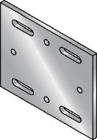 MIB-SH Grundplatte Feuerverzinkte Grundplatte zur Befestigung von MI Montageträgern auf Stahl