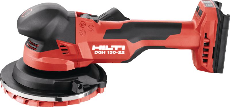 Bild 1 von 7: Akku-Betonschleifgerät DGH 130-22 Akku-Betonschleifgerät mit bürstenlosem Motor zum Schleifen von Betonfugen und zur Oberflächenbearbeitung (Nuron Akku-Plattform)