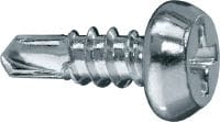 Folie 1 von 3 (selected): S-DD 02 Z 02 Metallprofilschraube mit Linsenkopf für den Innenbereich (verzinkt) zum Befestigen von Bolzen an Profilen
