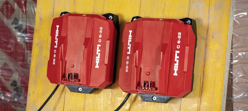 Nuron-Schnellladegerät C 6-22 Schnellladegerät für alle Hilti Nuron-Akkus Anwendungen 1