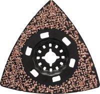 Fugenmasse-Schleifaufsatz für das Multitool Hartmetall-Schleifscheibe für das oszillierende Multitool, zum Schleifen von Mörtel und Fugenmasse