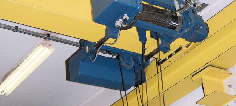 Bild 4 von 6: Ankerstange HAS-D Hochleistungsankerstange (Kohlenstoffstahl) für dynamische Lasten, Einbau mit Hybrid-Injektionsmörtel in Vor- und Durchsteckmontage Anwendungen 1