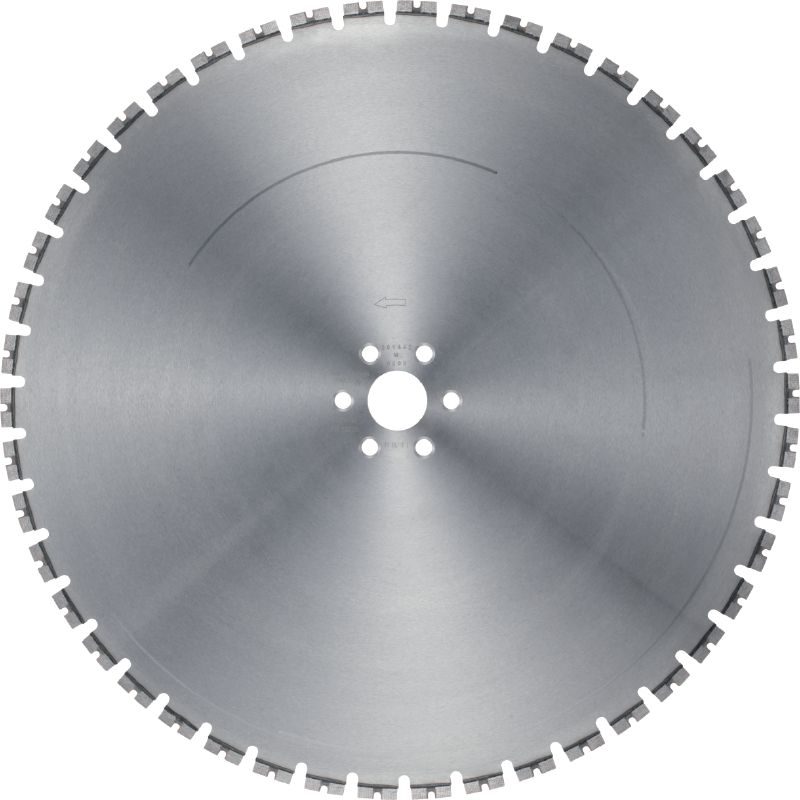 Wandsägeblatt SPX LCS Equidist (60H: passend für Hilti und Husqvarna®) Wandsägeblatt (5–10 kW) der Ultimate-Leistungsklasse für hohe Geschwindigkeiten und längere Lebensdauer in armiertem Beton (60H-Aufnahme kompatibel mit Hilti und Husqvarna® Wandsägen)