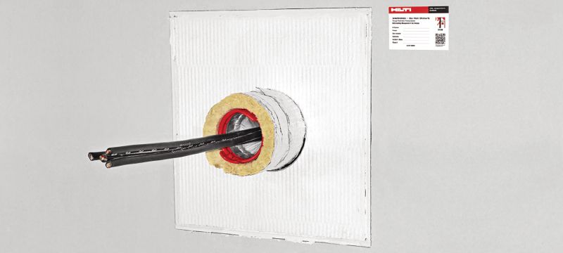 Brandschutzbeschichtung CFS-CT Brandschutzplattensystem mit breiter Zulassungsspektrum zur Abschottung mittlerer bis großer Öffnungen Anwendungen 1