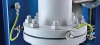 Gewindeschraubbolzen S-BT EF Gewindebolzen (feuerverzinkter Kohlenstoffstahl, metrisches Gewinde) für elektrische Verbindungen auf Stahl in leicht korrosiven Bereichen Anwendungen 3
