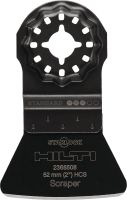 Folie 1 von 1 (selected): Spachtelaufsatz für das Multitool Spachtelaufsatz aus Kohlenstoffstahl (HCS) für das oszillierende Multitool, zum Abschaben von Lack oder Klebstoff