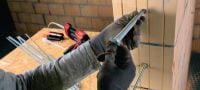 Siebhülse HIT-S (feinmaschig) Metall-Siebhülse (Meterware) für Befestigungen in Hohlmauerwerk Anwendungen 1
