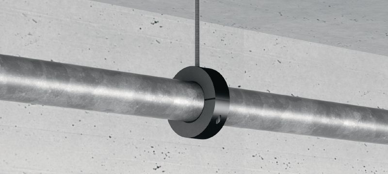 Bild 5 von 8: MRP-KF Kälterohrschelle mit Schnellverschluss Kälterohrschelle mit hochdichter Isolierung und Schnellverschluss für schwere Anwendungen in der Kältetechnik Anwendungen 1