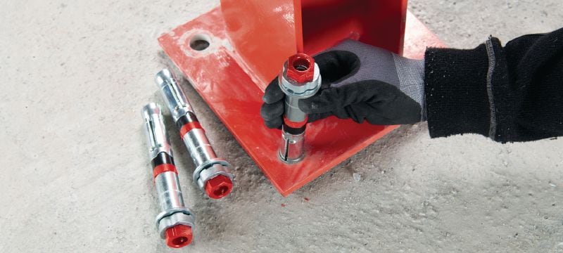 Bild 3 von 7: HSL 4-B Schwerlastdübel / Schwerlastanker Drehmomentkontrollierter Schwerlast-Keilanker (Kohlenstoffstahl) der Ultimate-Leistungsklasse, mit Zulassungen für Beton Anwendungen 1