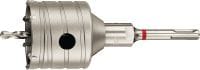 Folie 1 von 2 (selected): Hammerbohrkrone TE-C-BK (SDS Plus) SDS Plus (TE-C) Hammerbohrkrone zum Bohren von Löchern in Mauerwerk, Ziegel und Sandstein