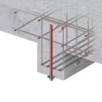 Gehen Sie zu Folie 2 von 4: HIT Set zur Verstärkung der Querbelastbarkeit Set zur strukturellen Verstärkung von Beton mit geringer Querbelastbarkeit, inklusive HIT-RE 500 V4 Epoxidharzmörtel und Montageanleitung Anwendungen 1