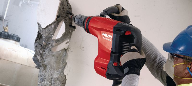 TE-S SM Spitzmeißel Äußerst robuste TE-S Spitzmeißel zum Feinmeißeln/Aufbrechen von Beton und Mauerwerk Anwendungen 1