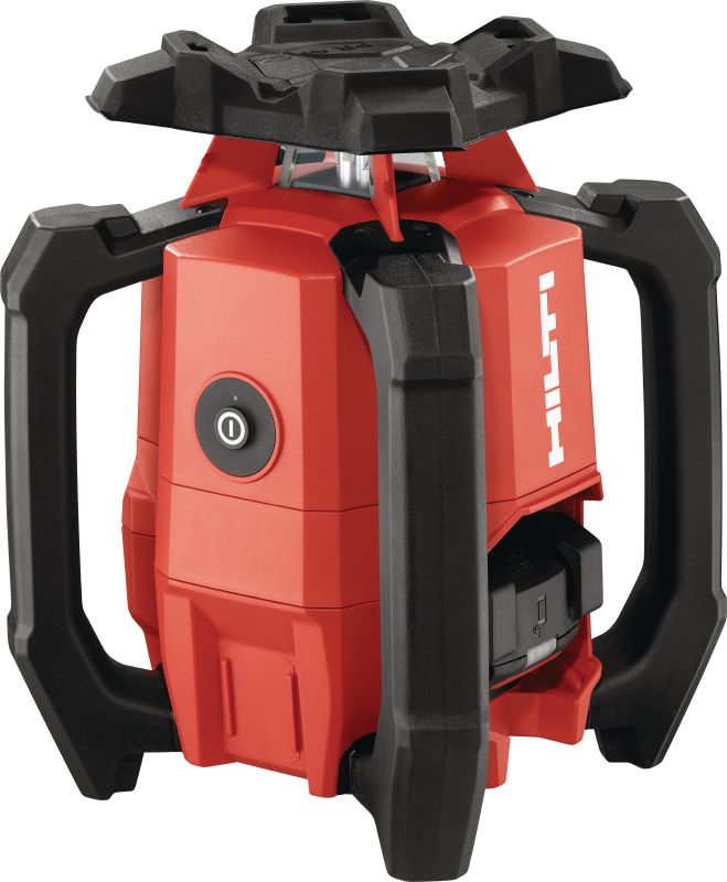 Bild 1 von 2: PR 4-22 Rotationslaser (horizontal) Robuster Rotationslaser für den Außenbereich zum horizontalen Nivellieren (Nuron Akku-Plattform)