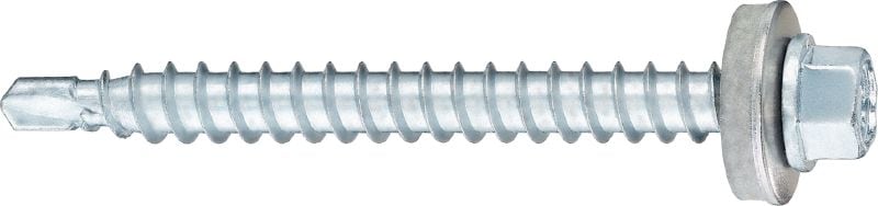 Bild 1 von 1: Metallbau-Selbstbohrschrauben S-MDW51S Selbstbohrschraube (A2 rostfrei) mit 16-mm-Unterlegscheibe zur Befestigung von Stahl und Aluminium auf Holz