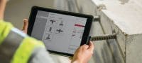 Detaillierungssoftware PROFIS Rebar Detaillierungssoftware für die schnelle und wirtschaftliche Bemessung nachträglicher Bewehrungsanschlüsse nach geltenden Bauvorschriften und -regeln Anwendungen 1