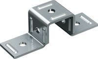 Folie 1 von 1 (selected): MT-CC-40/50 U-Klammer Klammer für Querverbindungen zwischen zwei Schienen oder zwischen einer Schiene und einem Montageträger mittels MT Montageschiene