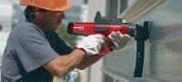 Gehen Sie zu Folie 4 von 4: Bolzensetzgerät DX 76 Halbautomatisches Bolzensetzgerät für hohe Produktivität, zur Befestigung von Profilblech Anwendungen 3