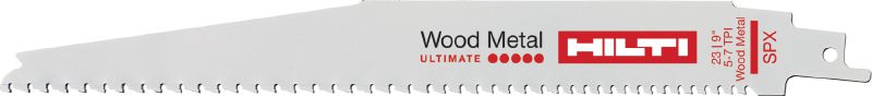 Säbelsägeblätter für Holz mit Nägeln Hartmetallbeschichtetes Säbelsägeblatt der Ultimate-Leistungsklasse für Abbrucharbeiten im Holzbau mit gehärtetem Metall
