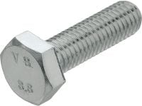 Folie 1 von 1 (selected): Sechskantschraube (A4) DIN 933 Sechskantschraube aus Edelstahl (A4) nach DIN 933