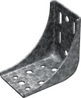 Folie 1 von 9 (selected): MT-C-GL HA OC Winkelkonsole Halb verstellbare und abgespannte Winkelkonsole für schwere MT Kastenprofile mit 3D-Lasten in mäßig korrosiven Umgebungen