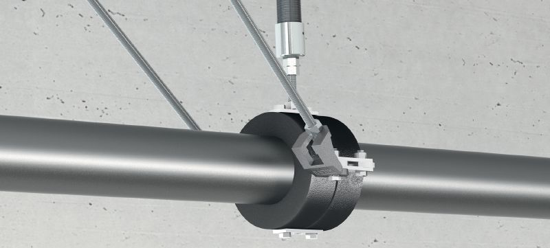 MFP-KF Festpunkt-Kälterohrschelle Festpunktrohrschelle mit hochdichter Isolierung für schwere Anwendungen in der Kältetechnik Anwendungen 1