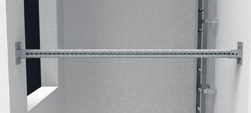 MIC Feuerverzinkte Verbinder für eine flexible Installation horizontaler Trennbalken in Aufzugschächten Anwendungen 1