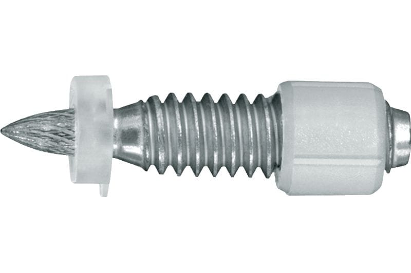Bild 1 von 1: X-EM8H FP10 Gewindebolzen M8-Gewindebolzen (mit 10-mm-Kunststoffscheibe)