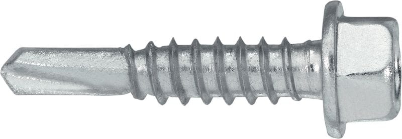 Metallbau-Selbstbohrschrauben S-MD 01 LSS Selbstbohrschraube (A4 Edelstahl) ohne Unterlegscheibe für dünne bis mitteldicke Metall-Metall-Befestigungen (bis 4 mm)