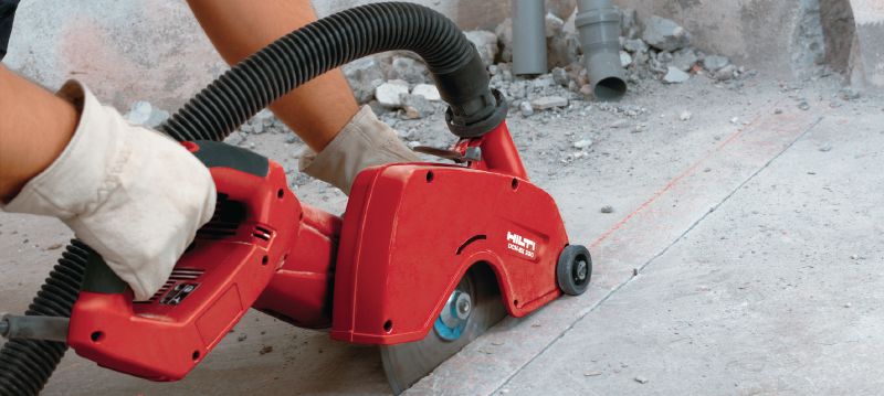 Elektro-Trenngerät DCH 300 Handgeführter Trennschleifer zum Sägen von Beton, Mauerwerk und Metall mit einer Dicke von bis zu 120 mm Anwendungen 1
